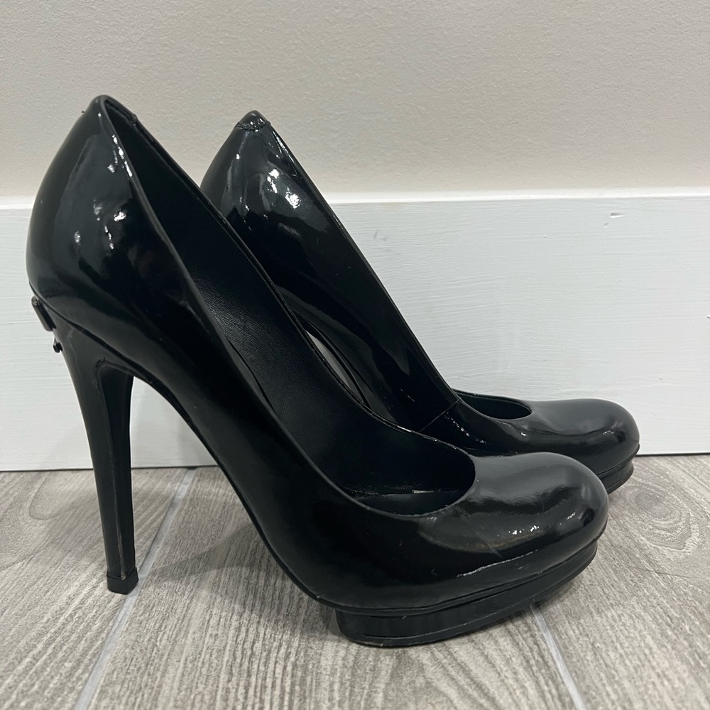 Tory Burch Jude Patent Platform Heels 7.5 M